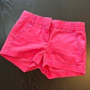 J Crew 3” chino shorts, size 00